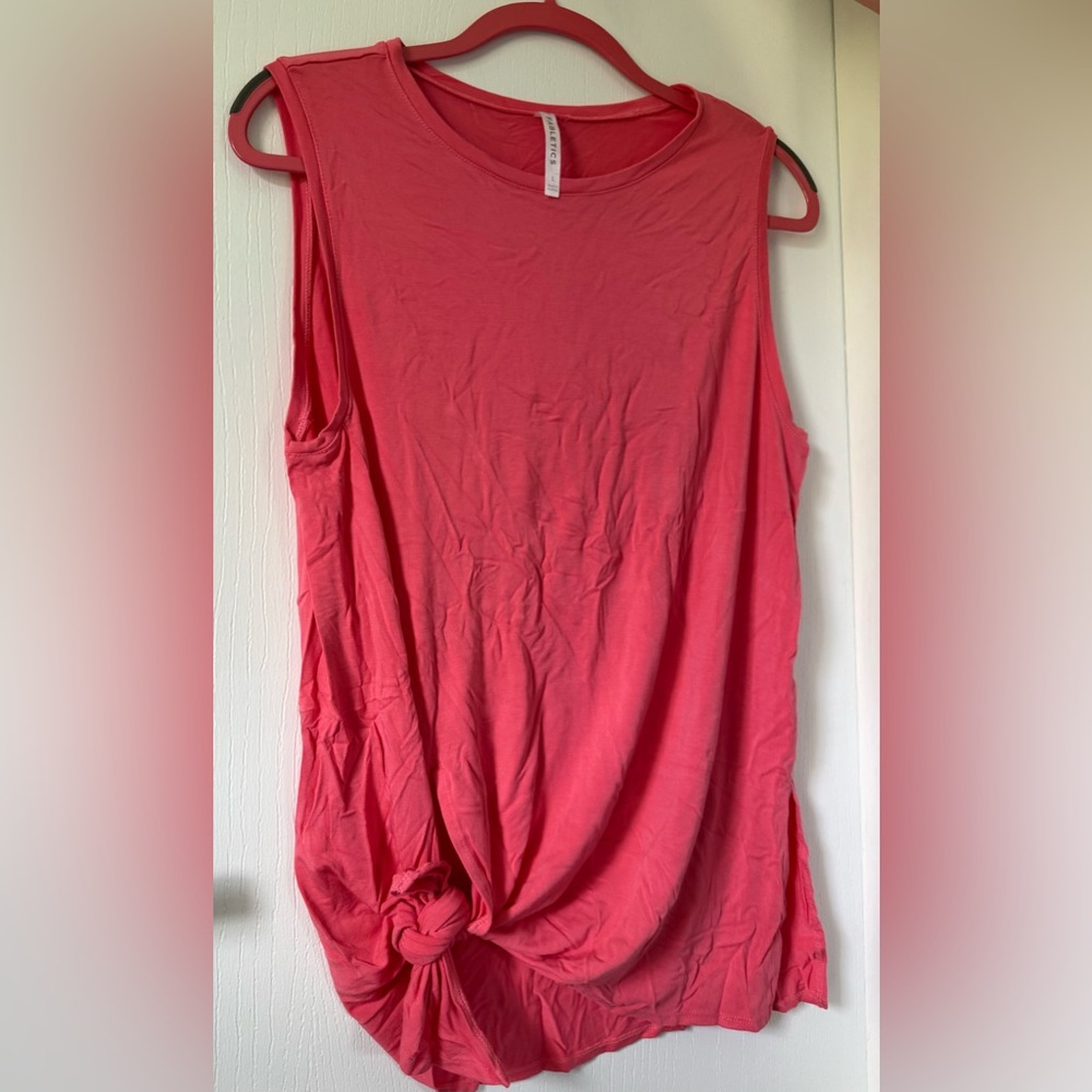 Fabletics Sleeveless Pink Top